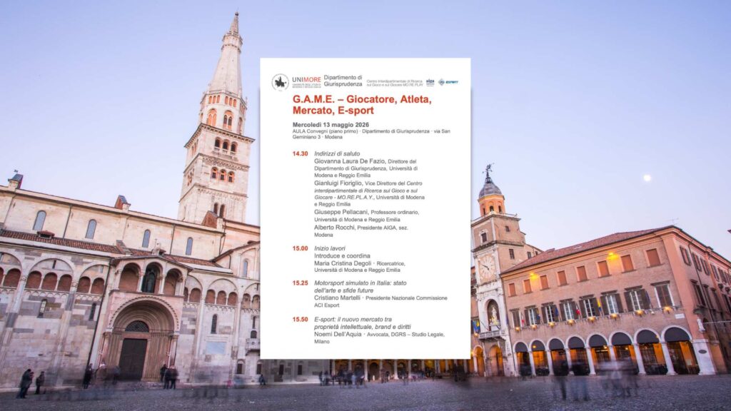 Il Prof. Fioriglio al convegno G.A.M.E. per parlare della normativa Esport di San Marino